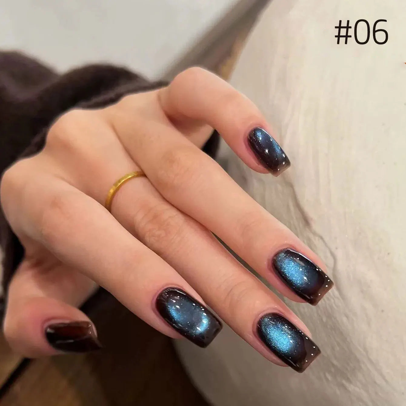MIANEL Orion Nebula Cat Eye Gel Nail Polish Sparkling Crystal Shimmer Blue Purple Gold 2026 Spring/Summer Unique Special
