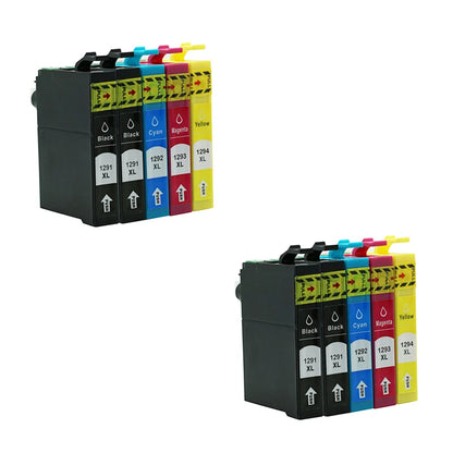 T1291-T1294 Bläckpatron Kompatibel med Epson SX235W SX420W SX435W SX438W SX525WD SX535WD WF-3520 WF-3540