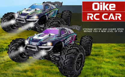 Oike RC Drift Car With LED Light 50KM/H / 80KM/H Brushless 4WD Remote Control Electric High Speed Racing Monster Truck for Adult