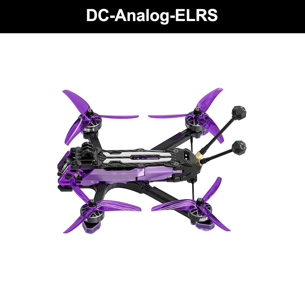 Axisflying Manta 5 SE DC V2 6S FPV Drone Analog/O4 Dual Version Built-in GPS Long Range Freestyle High Stability Durable 5 Inch