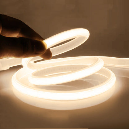 COB Neon LED-list Vattentålig IP67 – 288 LED/m, Varmvit/Neutral/Kallvit, 1–35m, 110V/220V, Med Strömbrytare