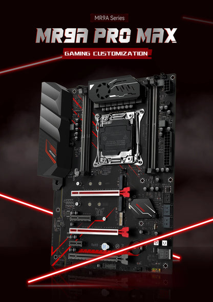 MACHINIST X99 MR9A PRO MAX Motherboard Support TPM2.0 LGA 2011-3 Intel Xeon E5 V3&V4 CPU DDR4 RAM Memory NVME/SATA USB3.0 ATX
