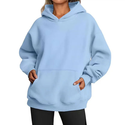 New Women Casual Hoodies Men and Women Fleece Warm Hoodies Spring Autumn Pullovers Fashion Multiple Colour Oversized Sweatshirts