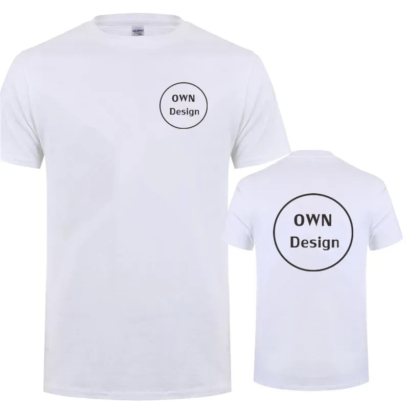 T-shirt med Eget Tryck & Logotyp – Bomull, Kortärmad | Vuxen & Barn