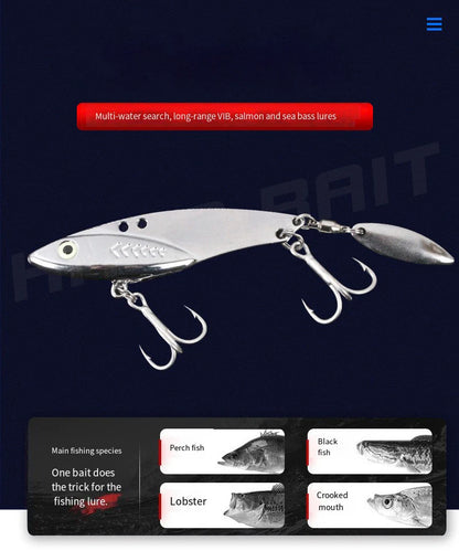 Fishing Lure 5g-30g Freshwater Saltwater Long Cast VIB Lure Zinc Alloy Metal Fish VIB Bait