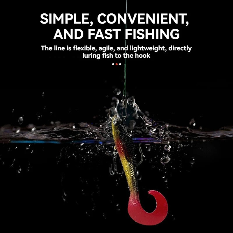 Lure Front Wire Anti Bite Fishing Line Steel Leader With Swivel Accessory Lead Core Offshore Angling Sea Snap Fishhook Tool