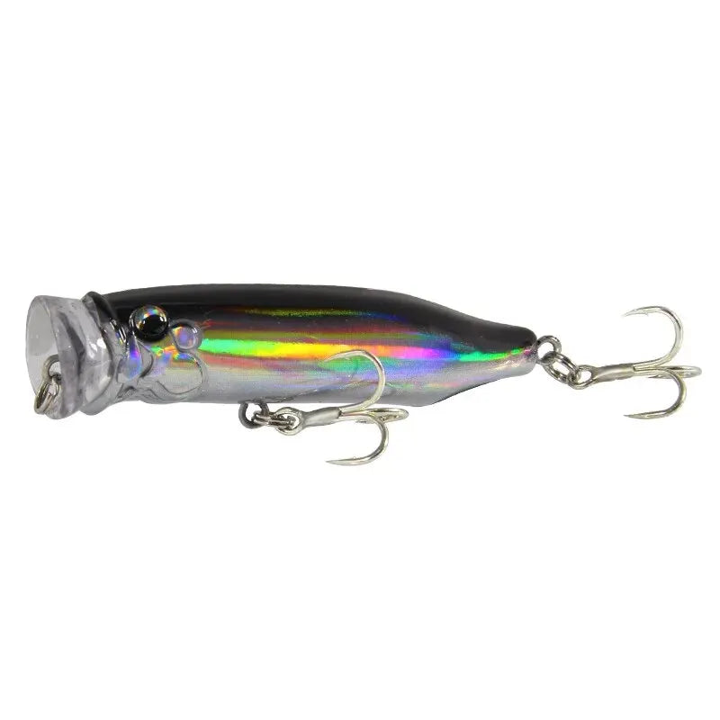 1Pcs Fishing Lures 7cm/9.4g Popper Bait 2024 New Topwater Plastic Artificial Hard Bait Crankbait Wobblers Perch Fishing Tackle