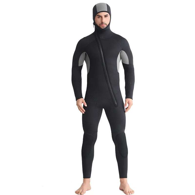 1,5mm Neopren Våtdräkt Herr – Helkropp, Långa Ärmar, Dykning & Surfing, M–XXXL