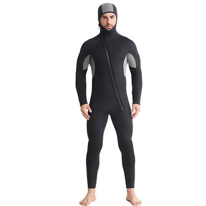 1,5mm Neopren Våtdräkt Herr – Helkropp, Långa Ärmar, Dykning & Surfing, M–XXXL
