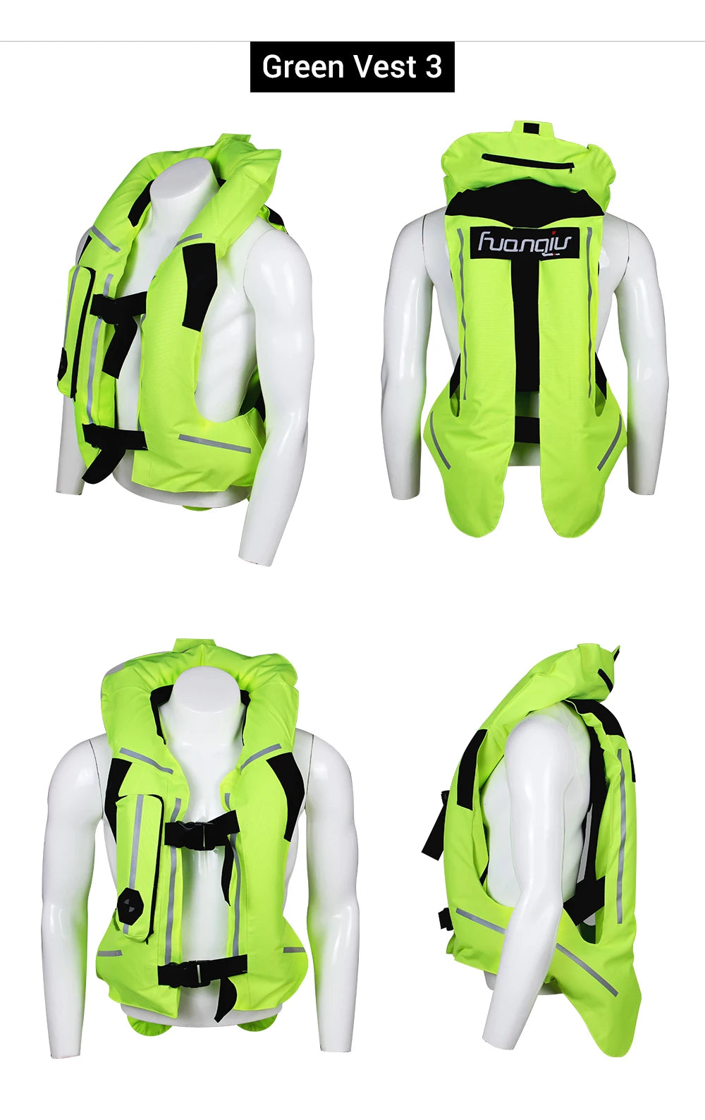 Motorcycle Jacket Motorcycle Air Bag Vest Reflective Motocross Racing Airbag Vest Moto Riding CE Protector Motorcycle Equipment
