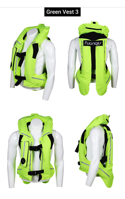 Motorcycle Jacket Motorcycle Air Bag Vest Reflective Motocross Racing Airbag Vest Moto Riding CE Protector Motorcycle Equipment