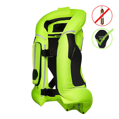 Motorcycle Air-bag Vest Moto Racing Advanced Air Bag System Motocross Protective Riding Airbag Jacket Reflective Safety Vest