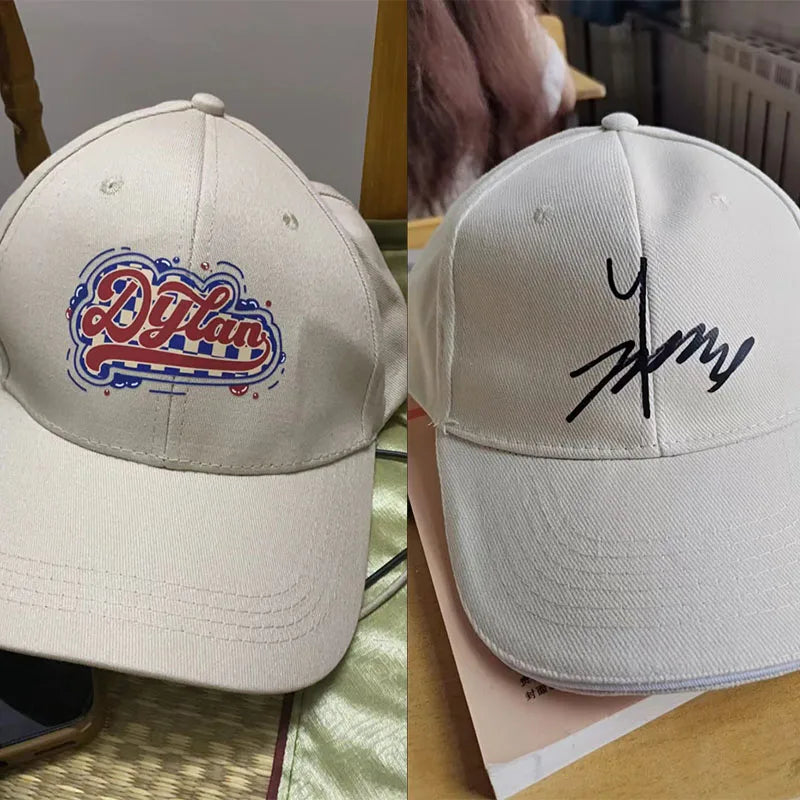 Customized LOGO Men's And Women's Adjustable Baseball Cap Printed Embroidery Peaked Cap Casual Solid Color Hip-Hop Hat