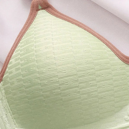 Close-fitting Wireless Deep V Bra Shockproof Anti-sagging Brassiere for Women Thin Lingerie Push Up Underwear Girls Ladies