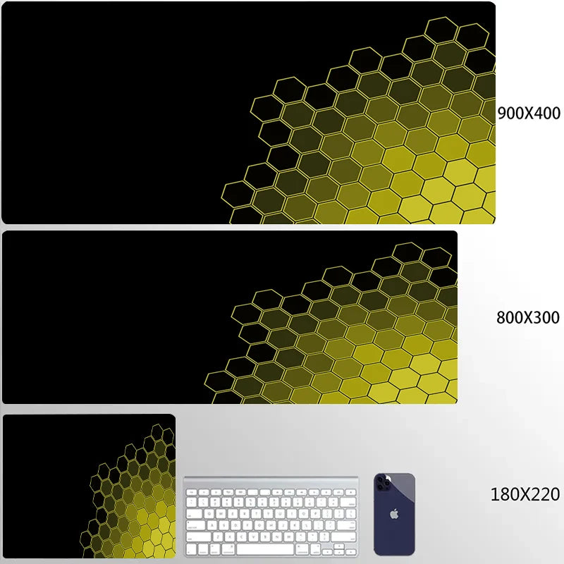 900x400 Geometric Art Large Gaming Mouse Pad Gamer Big Mouse Mat Computer Gaming Locking Edge MousePad Keyboard Desk Mice Pads