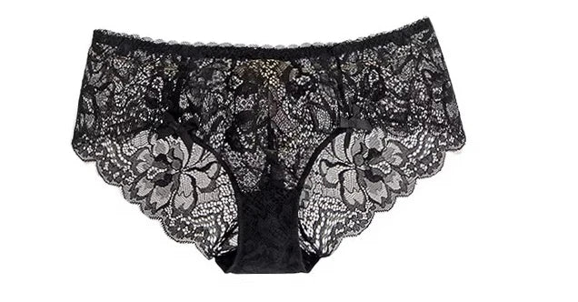 Dam Viktoriansk Spets Lingerie Set – Push-up Halvkupa Trådlös BH & Trosor Samlande, 4 Färger S–4XL