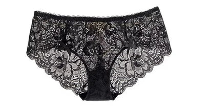 Dam Viktoriansk Spets Lingerie Set – Push-up Halvkupa Trådlös BH & Trosor Samlande, 4 Färger S–4XL