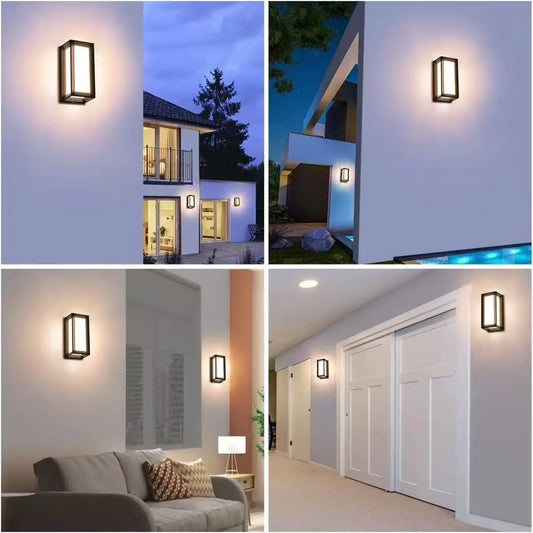 Smart LED Vägglampa Utomhus RGB+CCT – WiFi/Zigbee, Tuya, Alexa, IP65, Dimbar, 2700–6500K, S/L