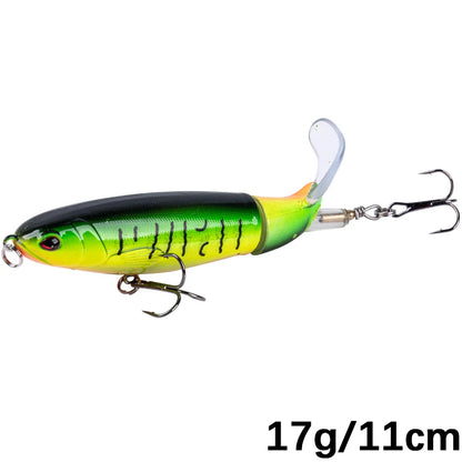 Goture Whopper Popper 10cm/11cm/14cm Topwater FIshing Lure Blowups Pike Baits Rotating Tail Fishing Tackle Crankbait Wobblers
