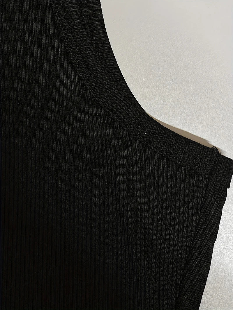 Summer New Sexy Slim Fit Women's Fashion Simple and Versatile Sleeveless Casual V-neck Vest Top with Suspender Straps