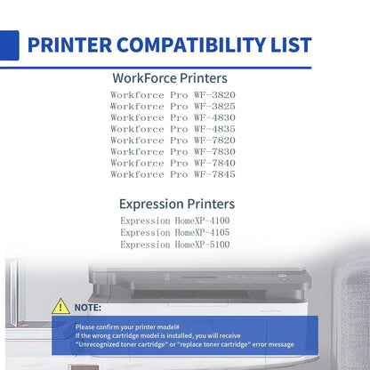 T812XL Bläckpatron Kompatibel för Epson 812XL 812 XL WorkForce Pro Skrivare