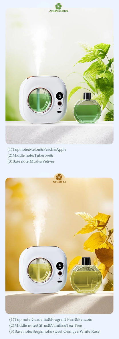 Rechargeable automatic aroma diffuser, essential oil diffuser, aroma essential oil, hotel bathroom aroma machine gift