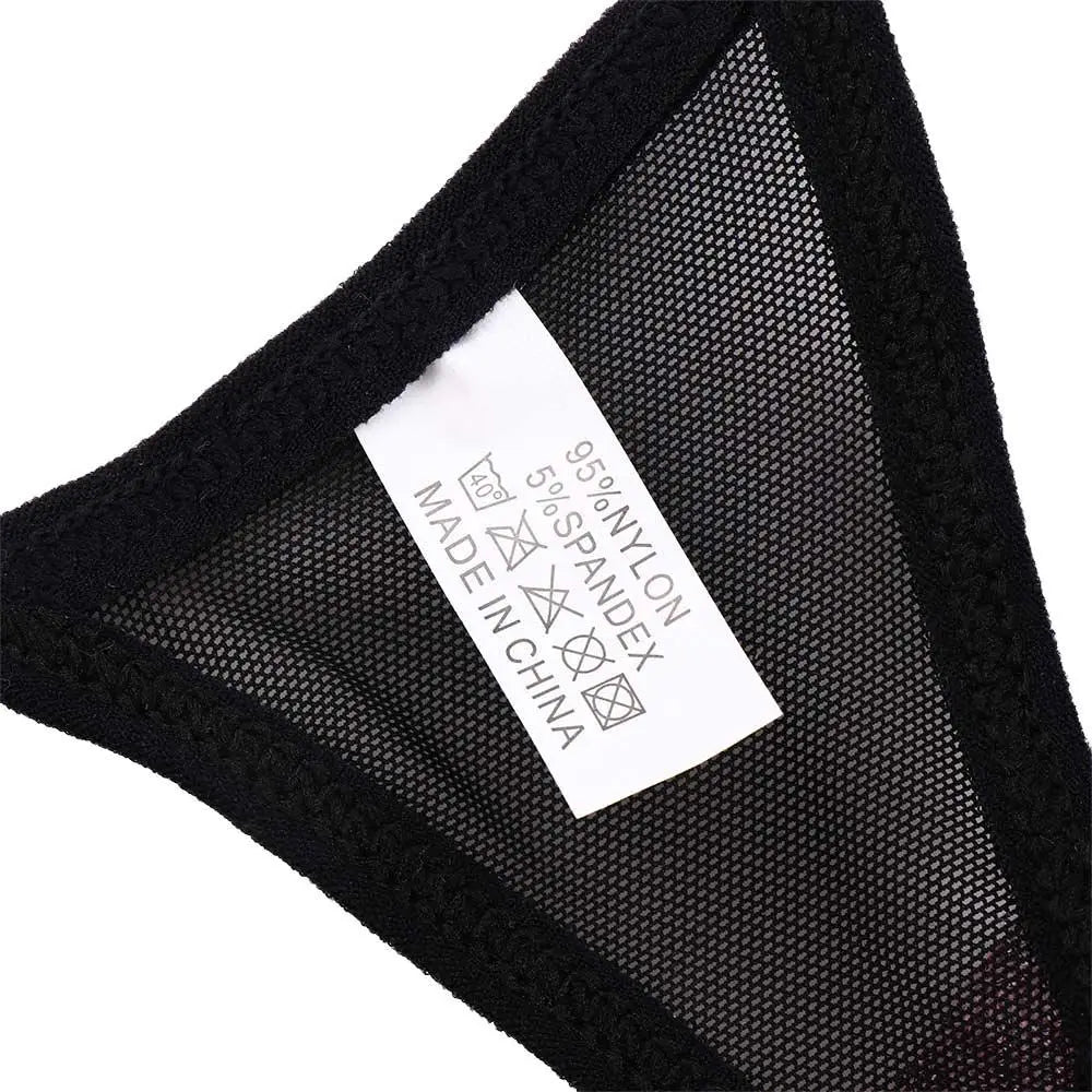 Ladies Women Embroidery Transparent Lingerie Lace Panties Underwear Panty Brief