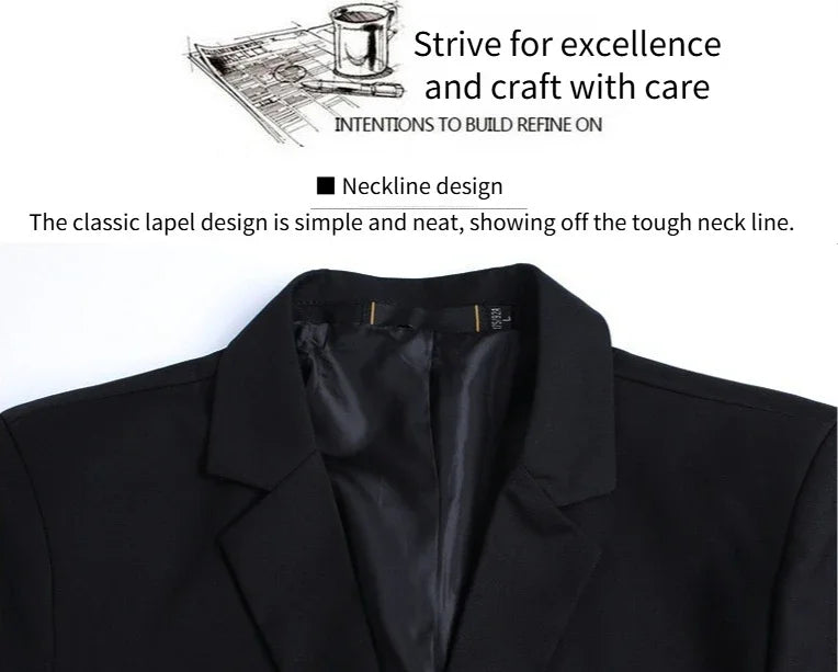 ZHUOLIN Herrkavaj Slim Fit – Sträcktyg Formell Bröllop Kontor Sport Marinblå Grå Svart Vinröd EU S–3XL