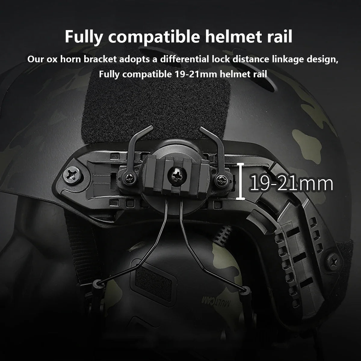 Tactical Helmet Headset Non-picking Noise-Cancelling Headset For Gen5 Helmet Headset Baofeng Radio PTT Adapter Mobile Earphone