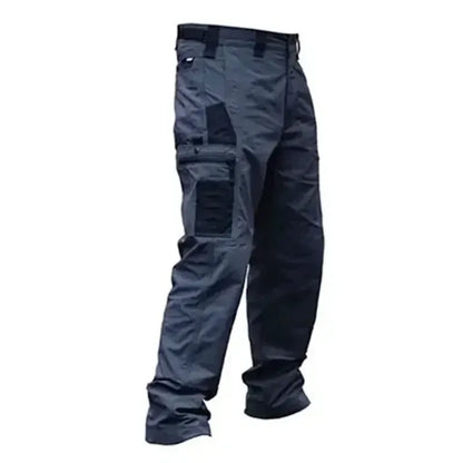 Slitstarka cargobyxor för herr med flera fickor