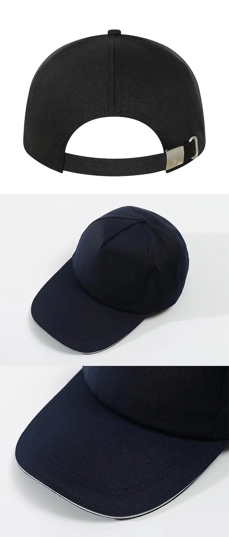Anpassningsbar Keps Eget Logotryck Brodyr – 14 Färger Polyester/Bomull Justerbar Unisex Fri Design Gratis Tryck Profilkläder