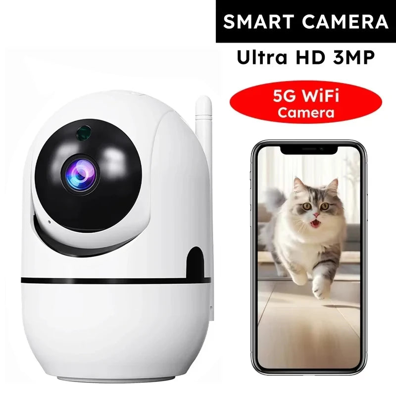 Wifi IP Camera Smart Home Auto Tracking 1620P Full Night Vision Network Wireless CCTV Video Baby Security Camera
