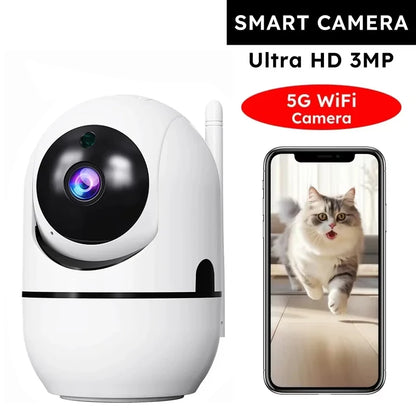 Wifi IP Camera Smart Home Auto Tracking 1620P Full Night Vision Network Wireless CCTV Video Baby Security Camera
