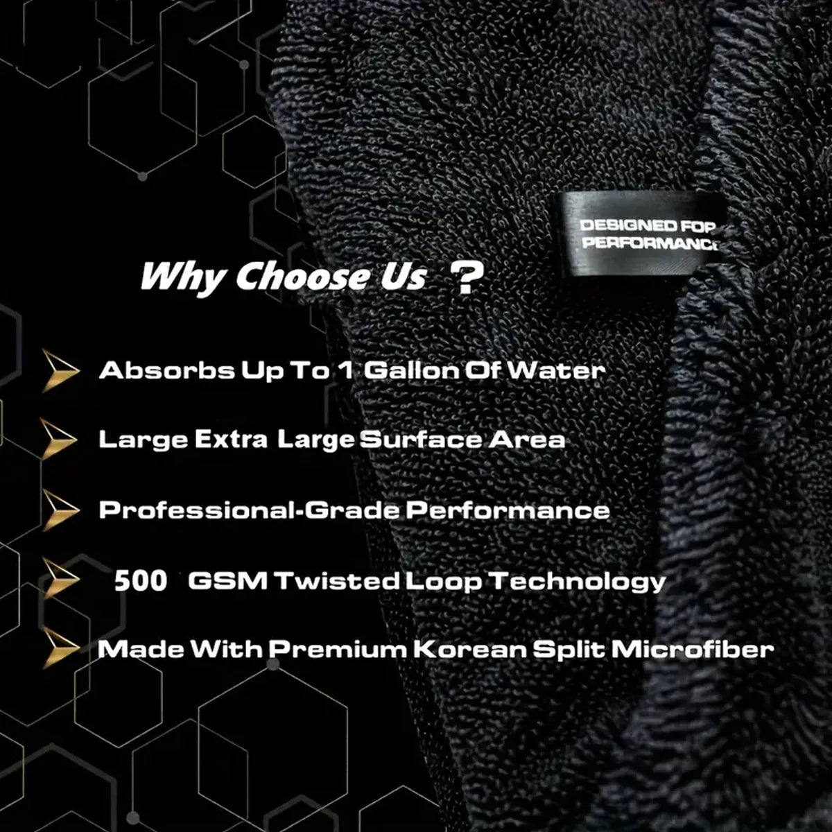 Dark gray car microfiber towel, oversized strong absorbent car wash cloth, high-efficiency cleaning wipe cloth