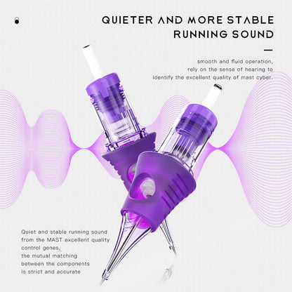 Mast Cyber Tattoo Cartridge Needles Disposable Permanent Makeup PMU SMP Shader Round Liner Micro-blade Accessories for Machine