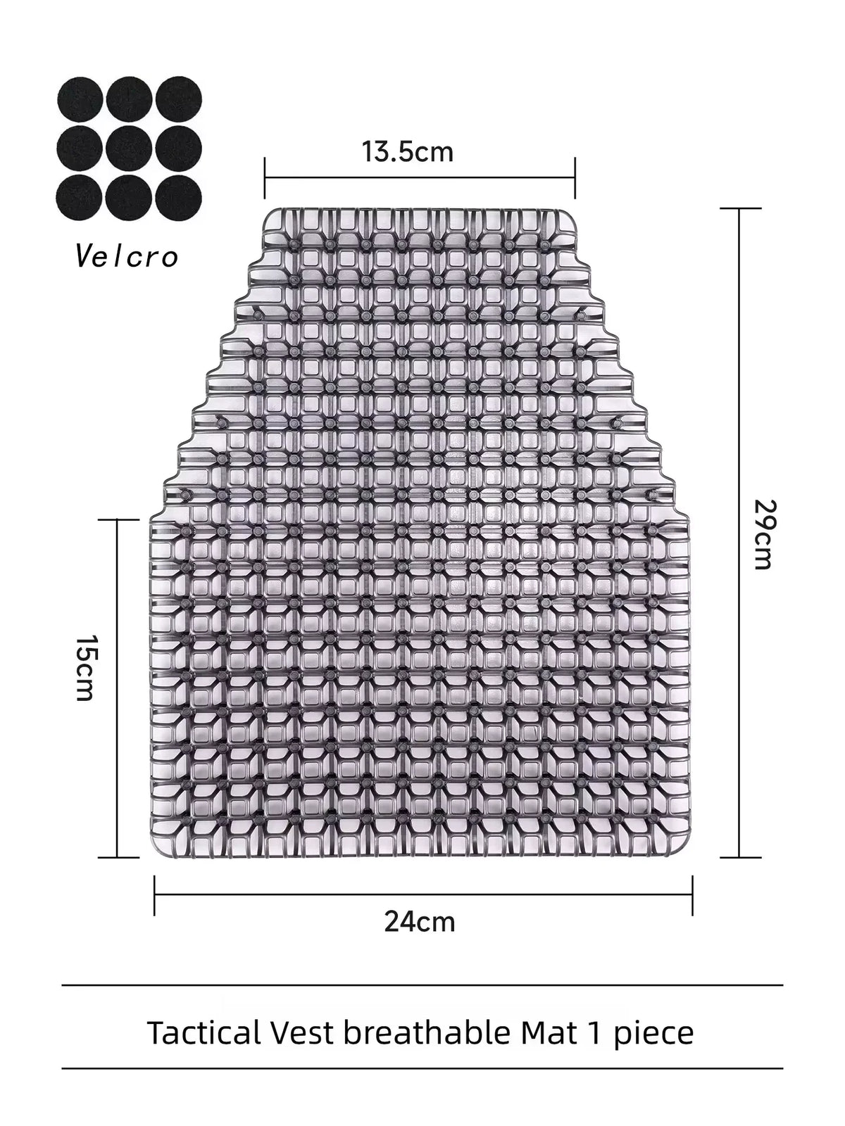 4D Taktisk Väst Kylande Pad Ventilerande Inlägg Svettabsorberande Kudde
