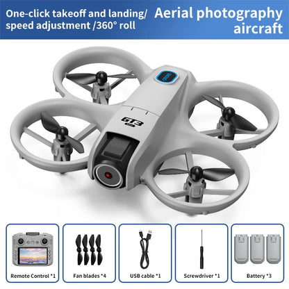 GT3 MAX Mini Drone 5G 8K GPS HD Aerial Photography Dual Cameras Quadcopter with Dynamic Lighting Optical Flow UAV Toys Gifts