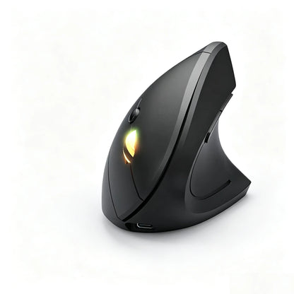 2.4G trådlös Bluetooth ergonomisk vertikal optisk mus uppladdningsbar