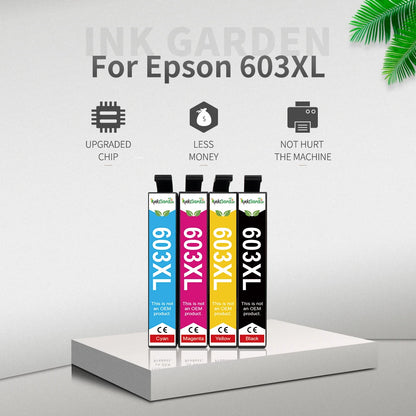 603XL 603 Bläckpatron Kompatibel för Epson T603 Expression Home Printer