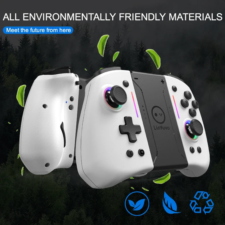 For Nintendo Switch & OLED & Lite Wireless Controller Bluetooth Gamepad Control Hall Gaming Mando Command Game Pad Accessories