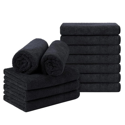 5/10Pcs Microfiber Salon Towels Bleach Proof Beauty Hair Salon Towels Hairdresser Spa Bath Kitchen Car Wash Towel