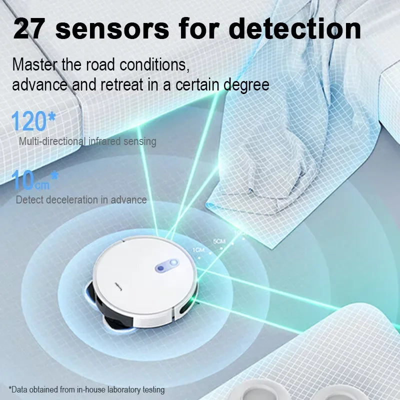 Arnagar S10 Robot Vacuum Cleaner Auto Empty Dust Collection Sweep Mop 12000Pa 5200mAh Low Noise APP Control for home cleanning