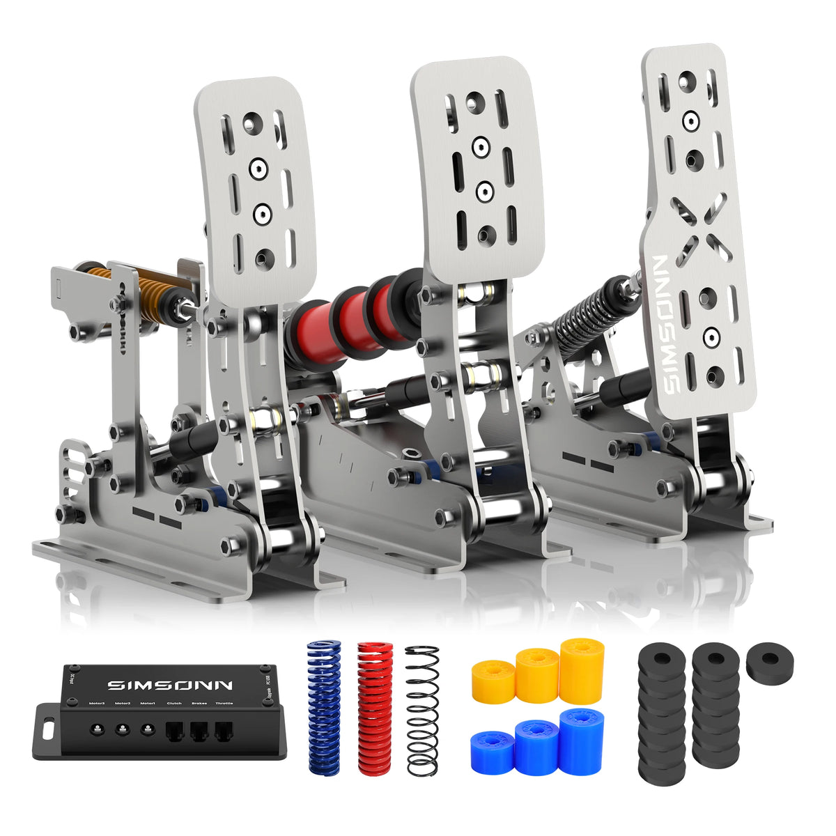 SIMSONN Plus X Sim Racing Simulator Pedal PC Simracing Pedals Support VAM Series Vibration Motor Driving Game Accessories