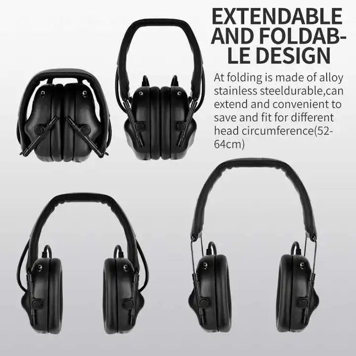 Taktiskt Headset utan Ljudupptagning & Brusreducering - Jakt & Airsoft