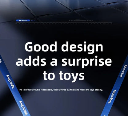 Magnetisk Transformerrobot – Polisbil Förvandlas till Giant Mecha-Robot Lysande Detaljer Pojkar 14+ År Hot Toys 2026