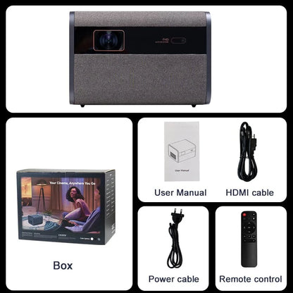 Huaweishi-J10 LED Projector, 1920x1080P, Autofocus, 4K, HD Video, Outdoor Mobile Phone, Android Smart Home Theater, New