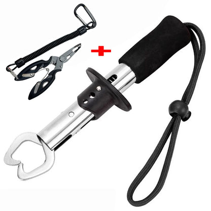 Stainless Steel 21/17cm Lure Pliers Fish Controller Set Multi-functional Spinning/Casting Fish Lip Grabber Fishing  Equipment