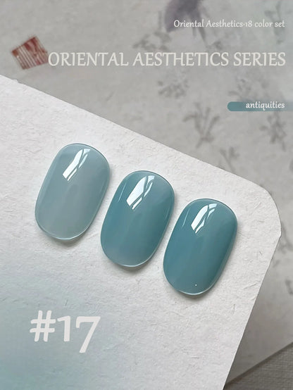 1-30pcs PSK Nude Pink Color Nail Art Ice Transparent Bare Color Nail Enamel 2026 New Net Red Popular White Gel Nail Polish