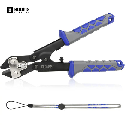 Booms Fishing XW43 Hook and Wire 8.5 inch Carbon Steel Cutter Pliers Easy To Cut For Fishing Hook Release Fish Fishing Tools