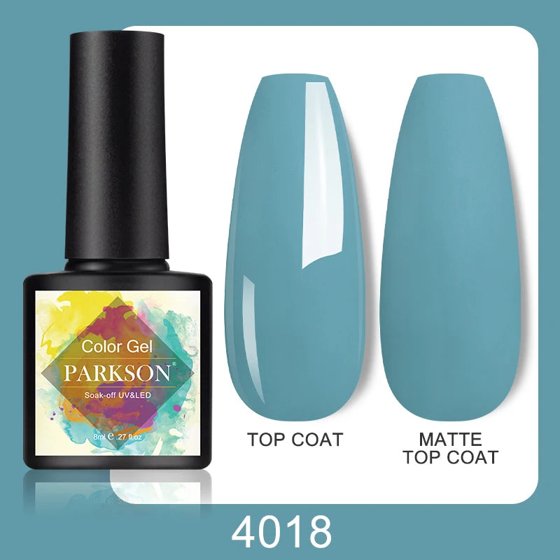 Parkson No Wipe Top Base Coat Nail Gel polish Design Enhancer Varnish Semi Permanent Soak Off UV LED Nail Art Tool